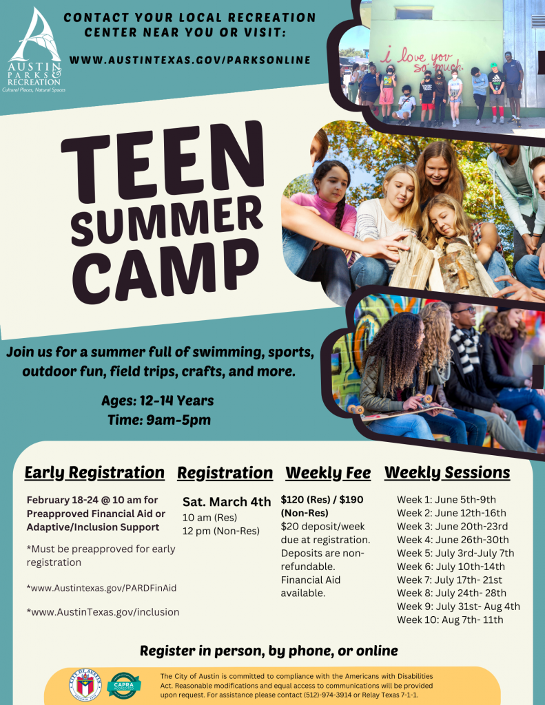 Summer Camps AustinTexas.gov